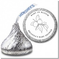 Baby is Blooming - Hershey Kiss Baby Shower Sticker Labels