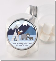 Baby Mountain Trail - Personalized Baby Shower Candy Jar