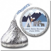 Baby Mountain Trail - Hershey Kiss Baby Shower Sticker Labels