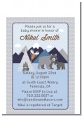 Baby Mountain Trail - Baby Shower Petite Invitations