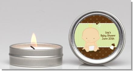 Baby Neutral Caucasian - Baby Shower Candle Favors