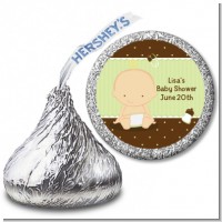 Baby Neutral Caucasian - Hershey Kiss Baby Shower Sticker Labels