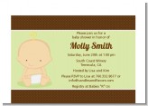 Baby Neutral Caucasian - Baby Shower Petite Invitations
