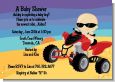 Baby On A Quad - Baby Shower Invitations thumbnail