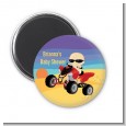 Baby On A Quad - Personalized Baby Shower Magnet Favors thumbnail