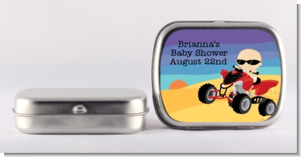 Baby On A Quad - Personalized Baby Shower Mint Tins