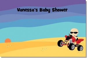 Baby On A Quad - Personalized Baby Shower Placemats