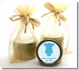 Baby Outfit Blue - Baby Shower Gold Tin Candle Favors thumbnail