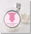 Baby Outfit Pink - Personalized Baby Shower Candy Jar thumbnail