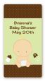 Baby Neutral Caucasian - Custom Rectangle Baby Shower Sticker/Labels thumbnail