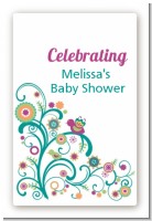 Baby Sprinkle - Custom Large Rectangle Baby Shower Sticker/Labels