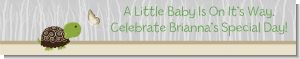 Baby Turtle Neutral - Personalized Baby Shower Banners