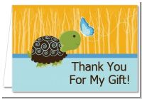 Baby Turtle Blue - Baby Shower Thank You Cards