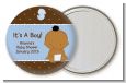 Baby Boy African American - Personalized Baby Shower Pocket Mirror Favors thumbnail
