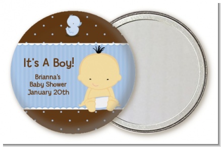 Baby Boy Asian - Personalized Baby Shower Pocket Mirror Favors