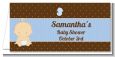 Baby Boy Caucasian - Personalized Baby Shower Place Cards thumbnail