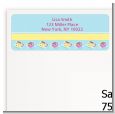Baby Brewing Tea Party - Baby Shower Return Address Labels thumbnail