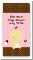 Baby Girl Asian - Custom Rectangle Baby Shower Sticker/Labels