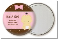 Baby Girl Asian - Personalized Baby Shower Pocket Mirror Favors