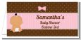 Baby Girl Hispanic - Personalized Baby Shower Place Cards thumbnail