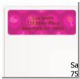 Baby Icons Pink - Baby Shower Return Address Labels thumbnail