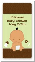 Baby Neutral Hispanic - Custom Rectangle Baby Shower Sticker/Labels