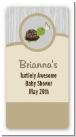 Baby Turtle Neutral - Custom Rectangle Baby Shower Sticker/Labels