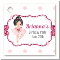 Ballerina - Personalized Birthday Party Card Stock Favor Tags