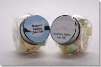 Custom Christening Candy Jars