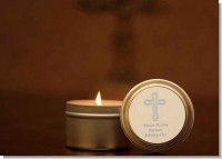 Candle Tins Large Soy Travel Size Baptism Favors & Christening Favors