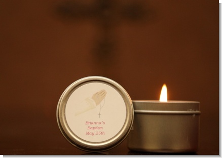 Candle Tins Mini Soy Travel Size Baptism Favors