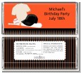 Baseball Jersey Orange and Black - Personalized Birthday Party Candy Bar Wrappers thumbnail