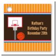 Basketball - Personalized Birthday Party Card Stock Favor Tags thumbnail