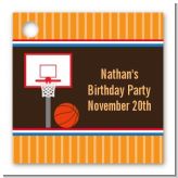 Basketball - Personalized Birthday Party Card Stock Favor Tags