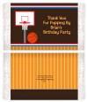 Basketball - Personalized Popcorn Wrapper Birthday Party Favors thumbnail