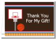 Basketball - Birthday Party Thank You Cards thumbnail