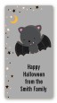 Bat - Custom Rectangle Halloween Sticker/Labels thumbnail