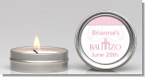 Bautizo Cross Pink - Baptism / Christening Candle Favors