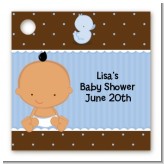 Baby Boy Hispanic - Personalized Baby Shower Card Stock Favor Tags