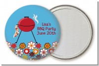 BBQ Grill - Personalized Birthday Party Pocket Mirror Favors