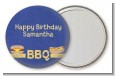 BBQ Hotdogs and Hamburgers - Personalized Birthday Party Pocket Mirror Favors thumbnail