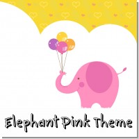 Elephant Pink Birthday Party Theme