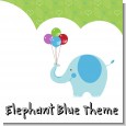 Elephant Blue Birthday Party Theme thumbnail