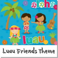 Luau Friends Birthday Party Theme