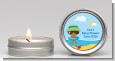 Beach Baby African American Boy - Baby Shower Candle Favors thumbnail
