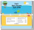 Beach Baby African American Boy - Personalized Baby Shower Candy Bar Wrappers thumbnail