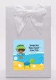 Beach Baby African American Boy - Baby Shower Goodie Bags thumbnail