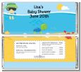 Beach Baby Asian Boy - Personalized Baby Shower Candy Bar Wrappers thumbnail