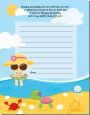 Beach Baby Asian Girl - Baby Shower Notes of Advice thumbnail