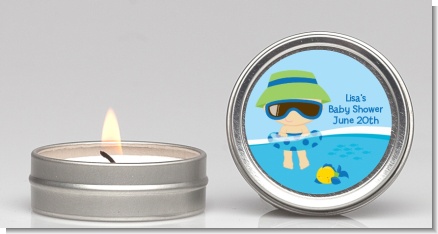 Beach Baby Boy - Baby Shower Candle Favors
